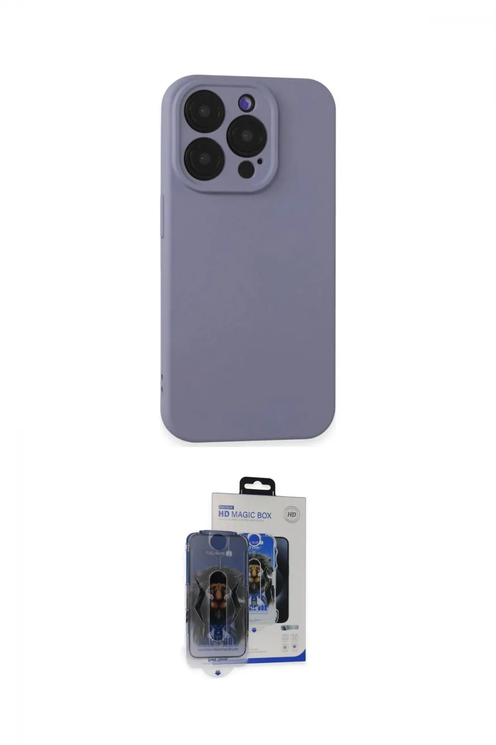 ieg™ iPhone 15 Pro Max Kılıf Ahenk Serisi - Siyah Vanessa Magic Cam
