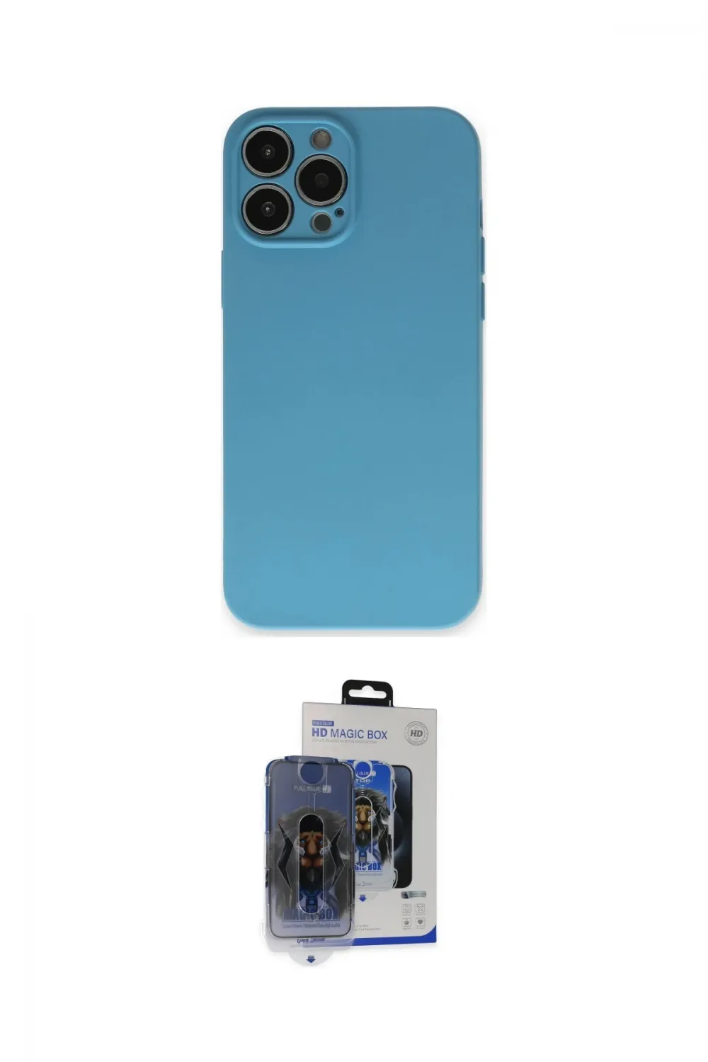 ieg™ iPhone 15 Pro Max Kılıf Ahenk Serisi - Siyah Vanessa Magic Cam