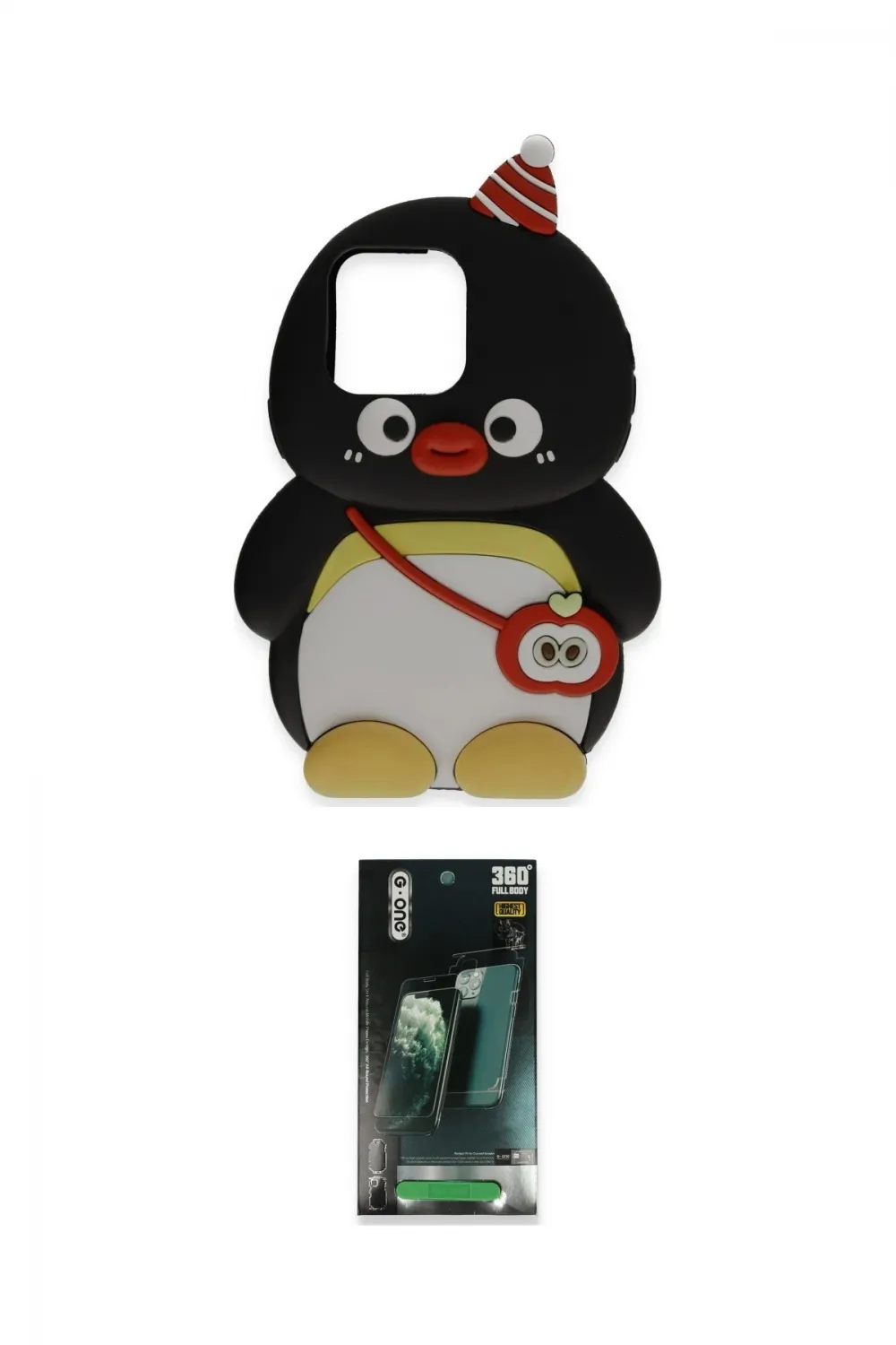 ieg™ iPhone 15 Pro Max Kılıf Akış Yansıma - Şeffaf 360 Full Body Arka Koruyucu