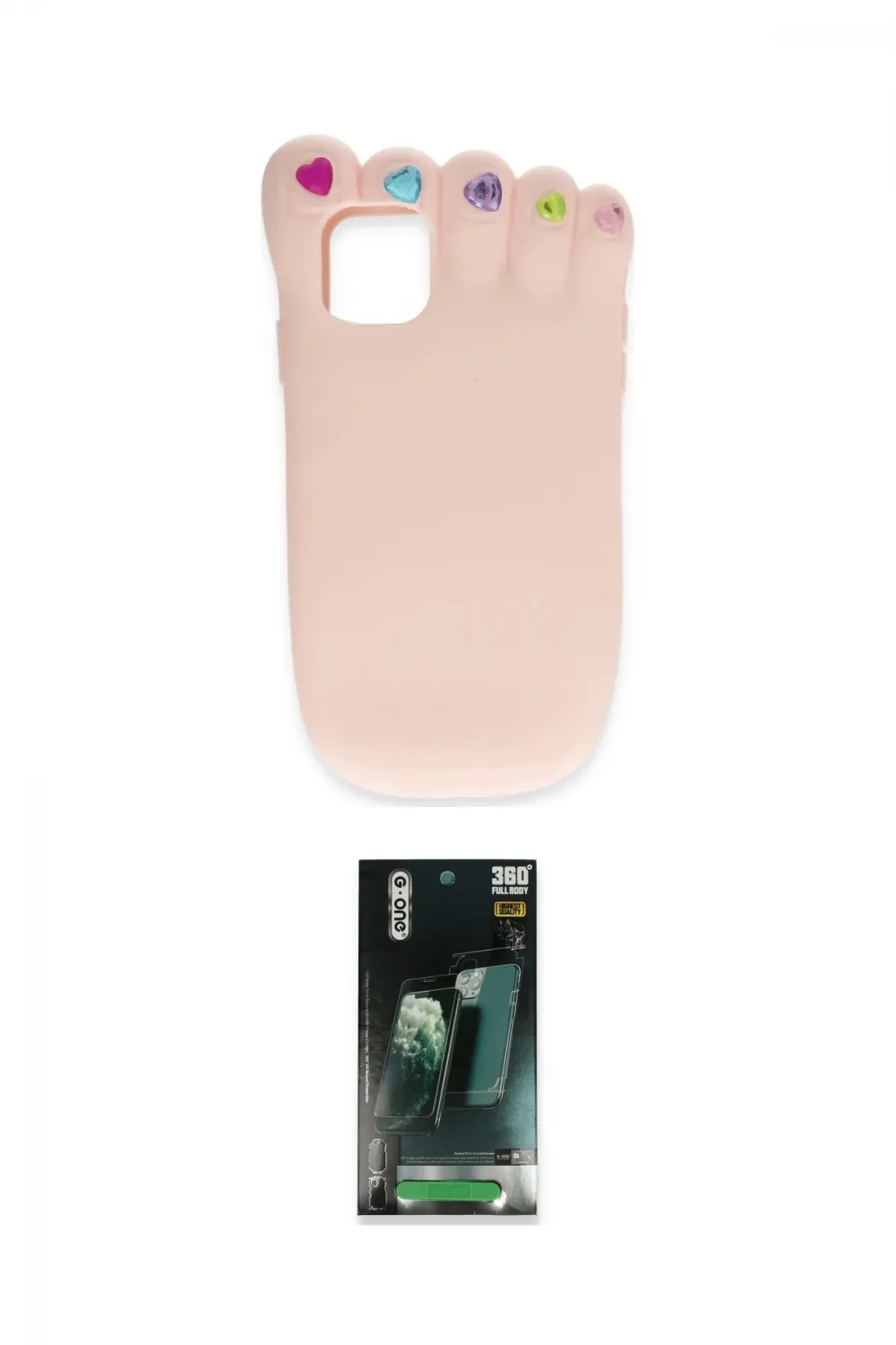 ieg™ iPhone 15 Pro Max Kılıf Akış Yansıma - Şeffaf 360 Full Body Arka Koruyucu