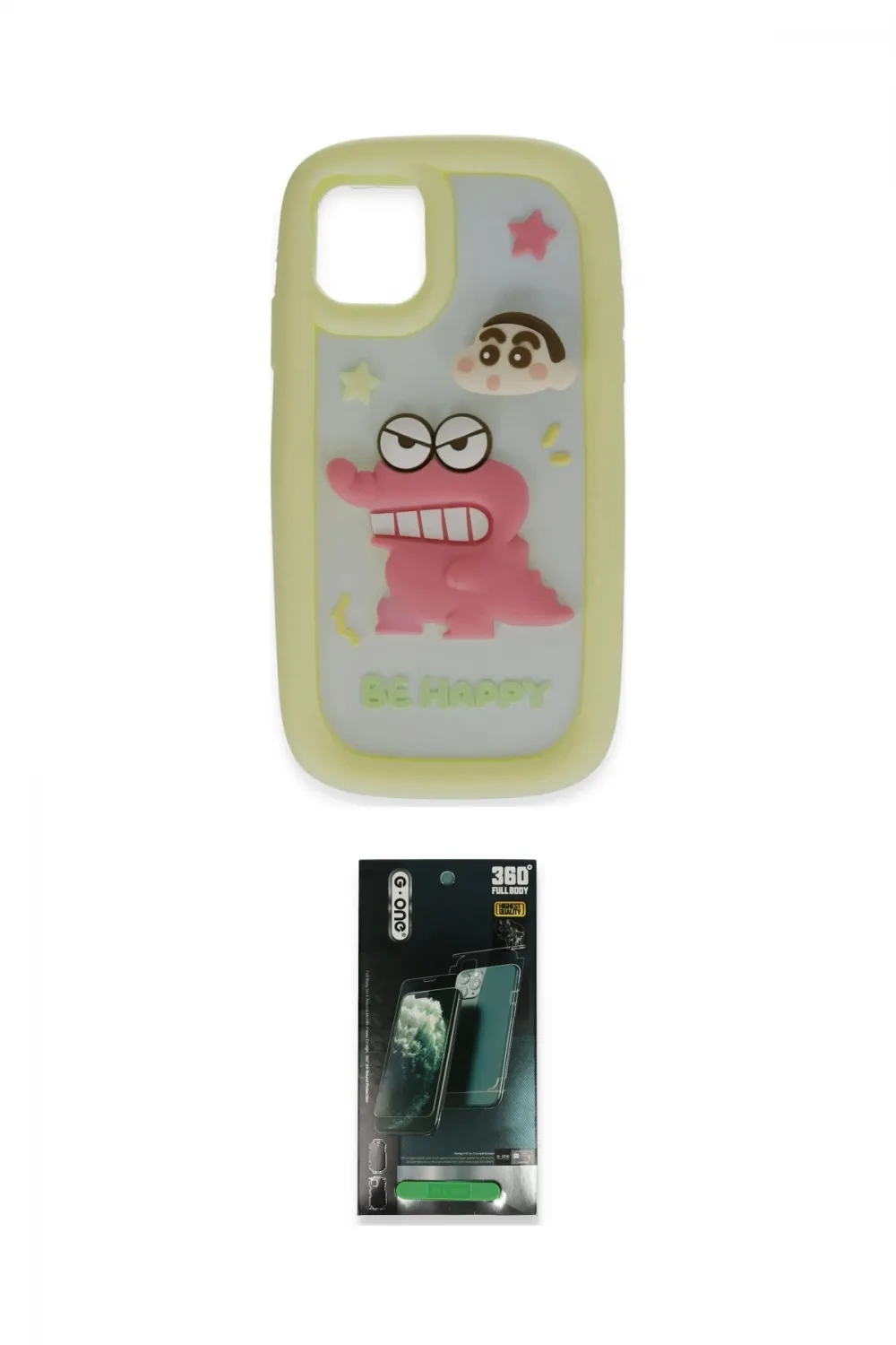 ieg™ iPhone 15 Pro Max Kılıf Akış Yansıma - Şeffaf 360 Full Body Arka Koruyucu