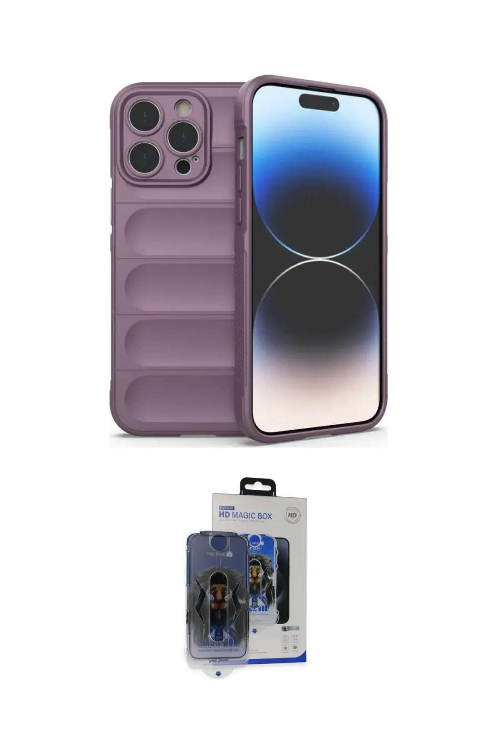 ieg™ iPhone 15 Pro Max Kılıf Atlas Koleksiyonu - Siyah Vanessa Magic Cam