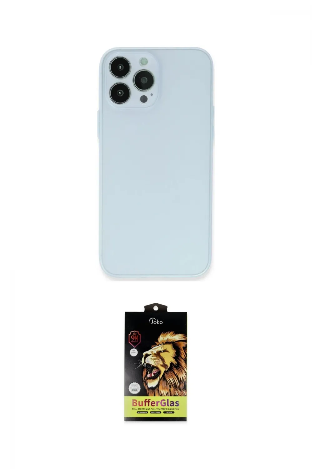 ieg™ iPhone 15 Pro Max Kılıf Atlas Minimal Prime - Siyah Buffer Cam Ekran Koruyucu