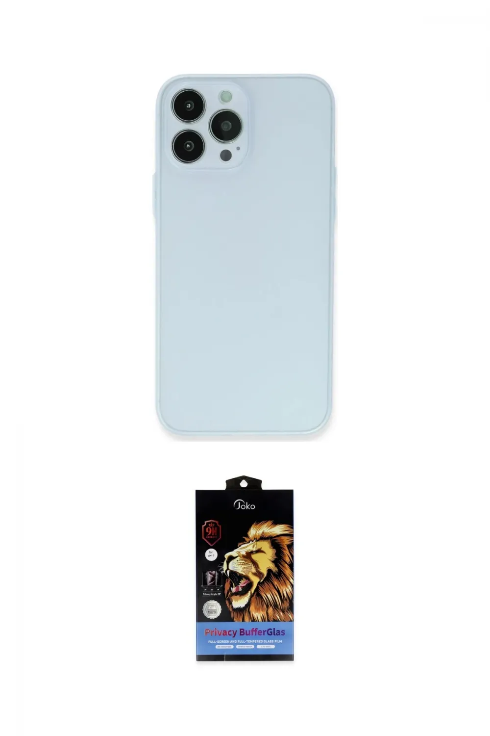 ieg™ iPhone 15 Pro Max Kılıf Atlas Minimal Prime - Siyah Buffer Hayalet Cam Ekran Koruyucu