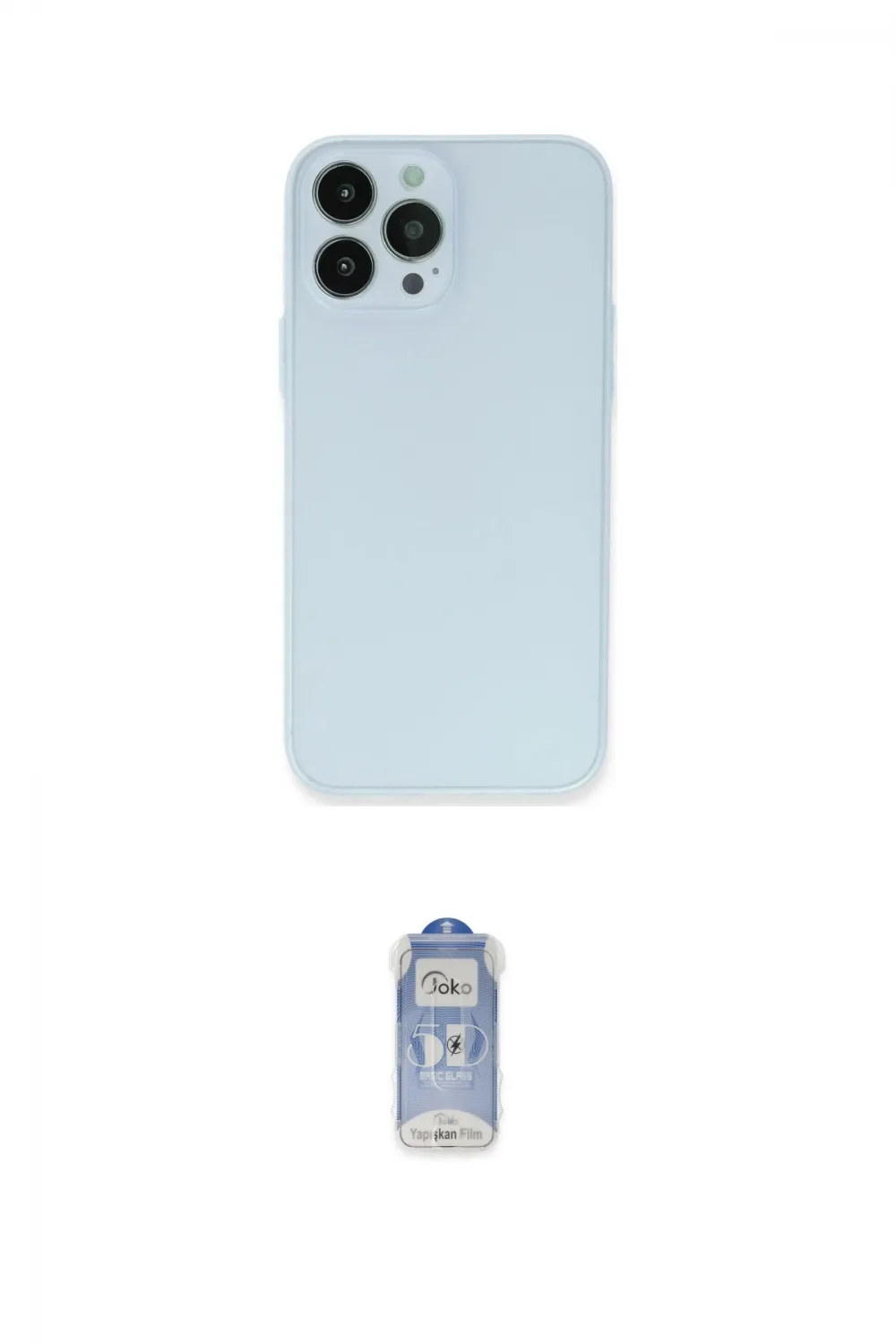 ieg™ iPhone 15 Pro Max Kılıf Atlas Minimal Prime - Siyah Joko Magic 5D Cam