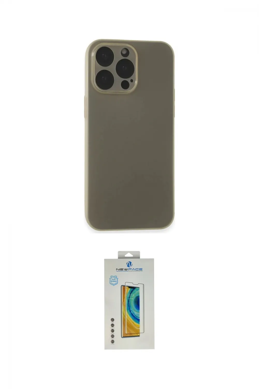 ieg™ iPhone 15 Pro Max Kılıf Atlas Minimal Prime - Siyah Polymer Nano Ekran Koruyucu