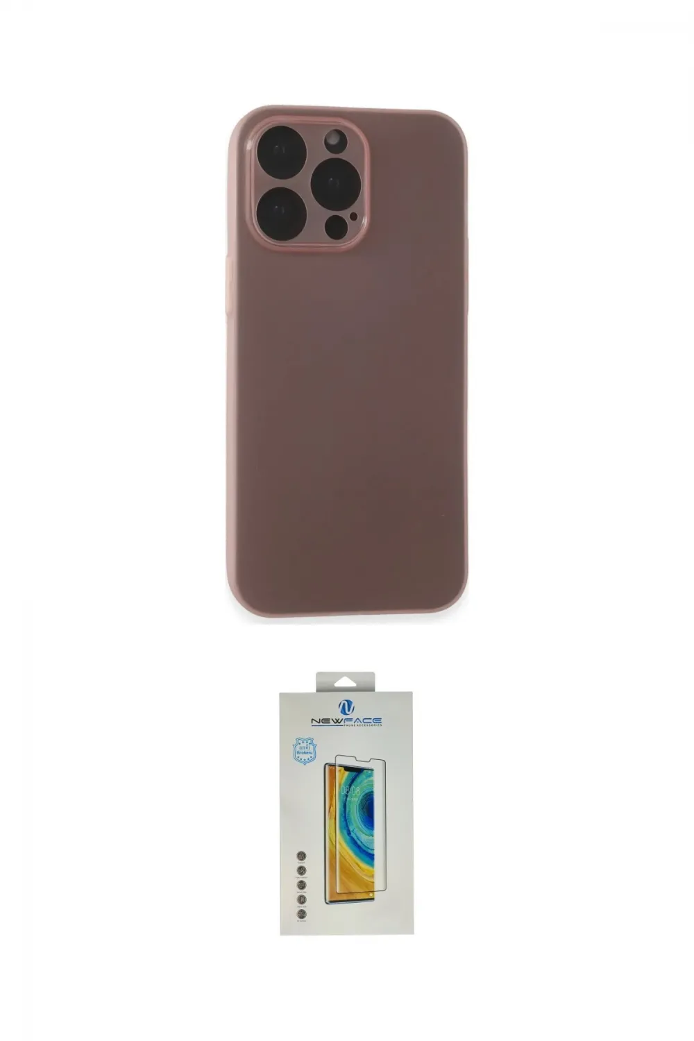 ieg™ iPhone 15 Pro Max Kılıf Atlas Minimal Prime - Siyah Polymer Nano Ekran Koruyucu