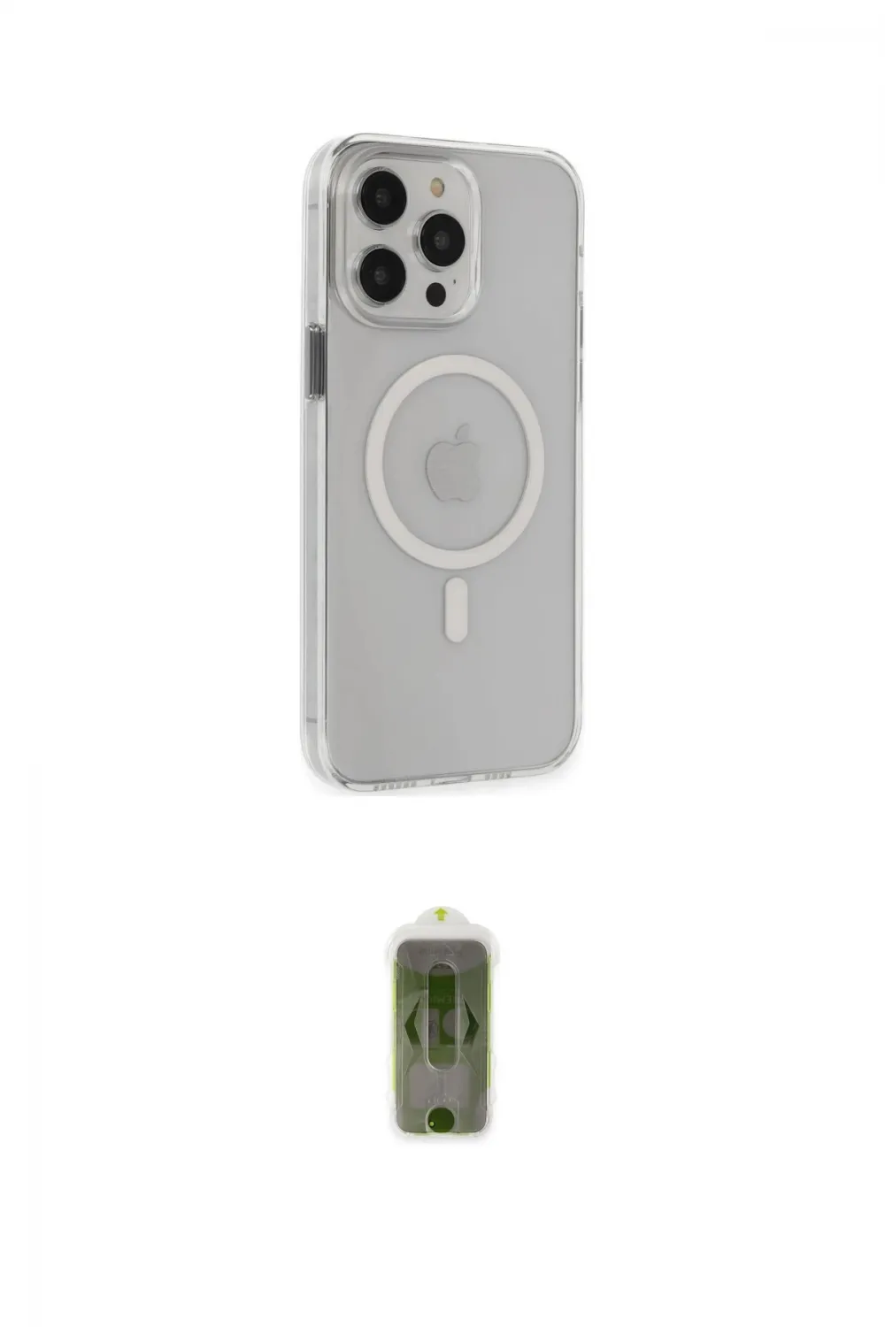ieg™ iPhone 15 Pro Max Kılıf Kıvılcım Asil Özel Seri - Siyah Joko Magic 5D Hayalet Cam