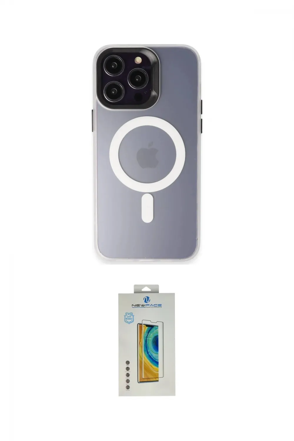ieg™ iPhone 15 Pro Max Kılıf Kozmos Çizgi Prime - Siyah Polymer Nano Ekran Koruyucu
