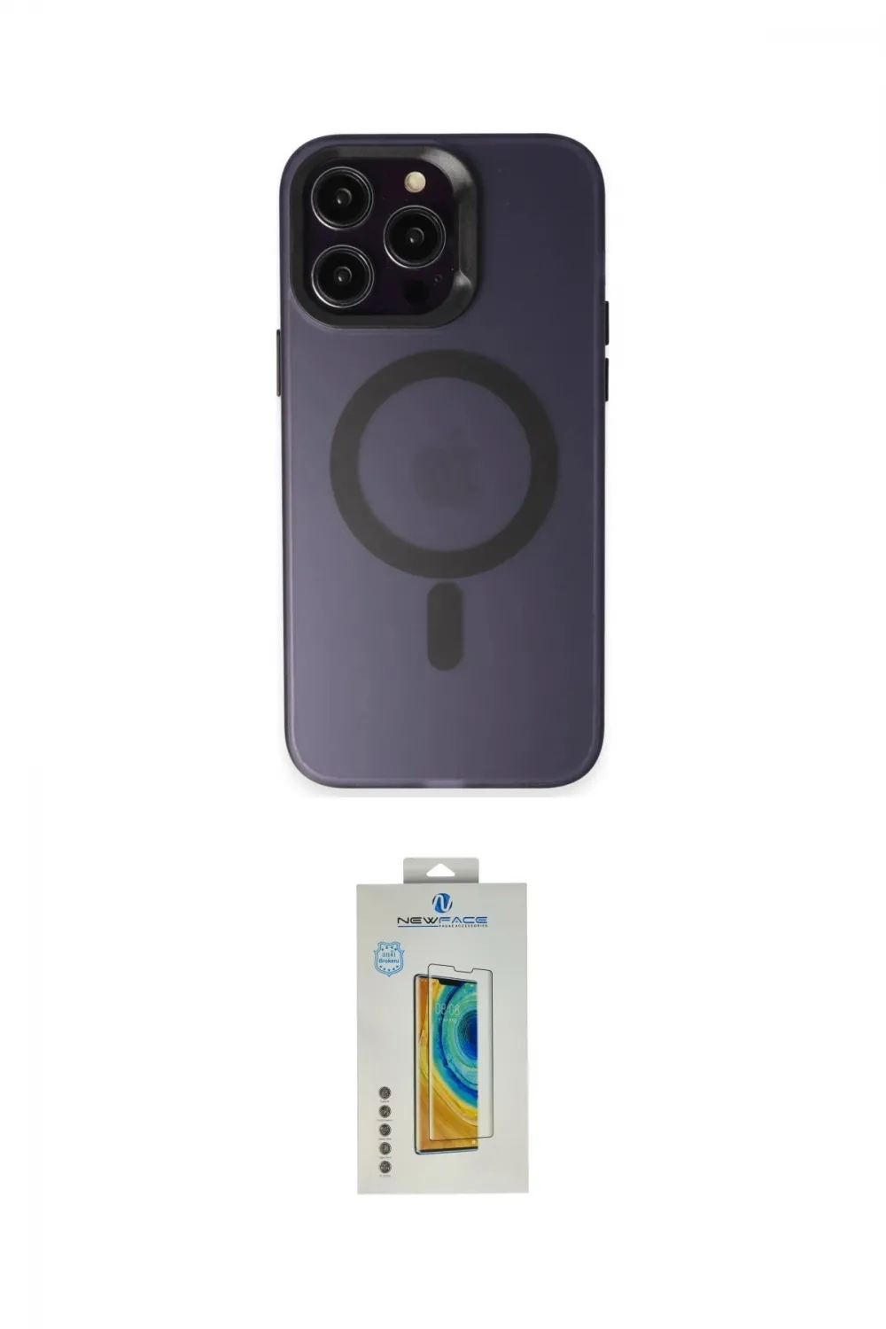 ieg™ iPhone 15 Pro Max Kılıf Kozmos Çizgi Prime - Siyah Polymer Nano Ekran Koruyucu