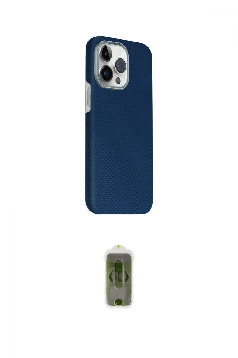ieg™ iPhone 15 Pro Max Kılıf Kozmos Klasik Prime - Siyah Joko Magic 5D Hayalet Cam