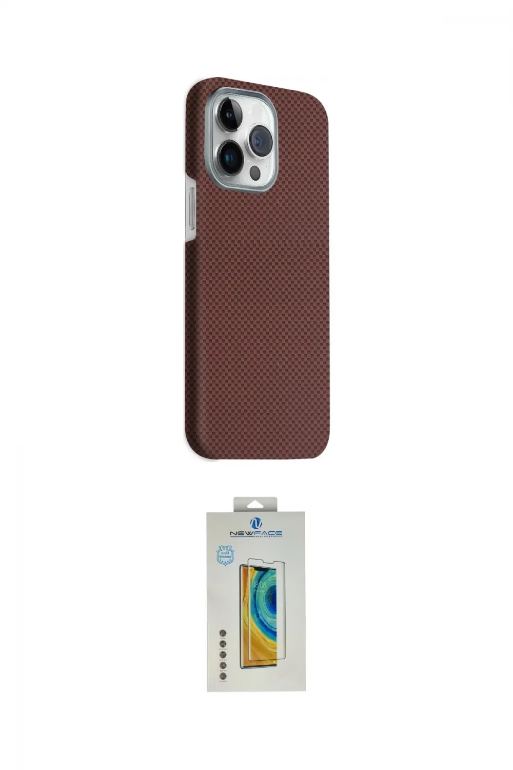 ieg™ iPhone 15 Pro Max Kılıf Kozmos Klasik Prime - Siyah Polymer Nano Ekran Koruyucu