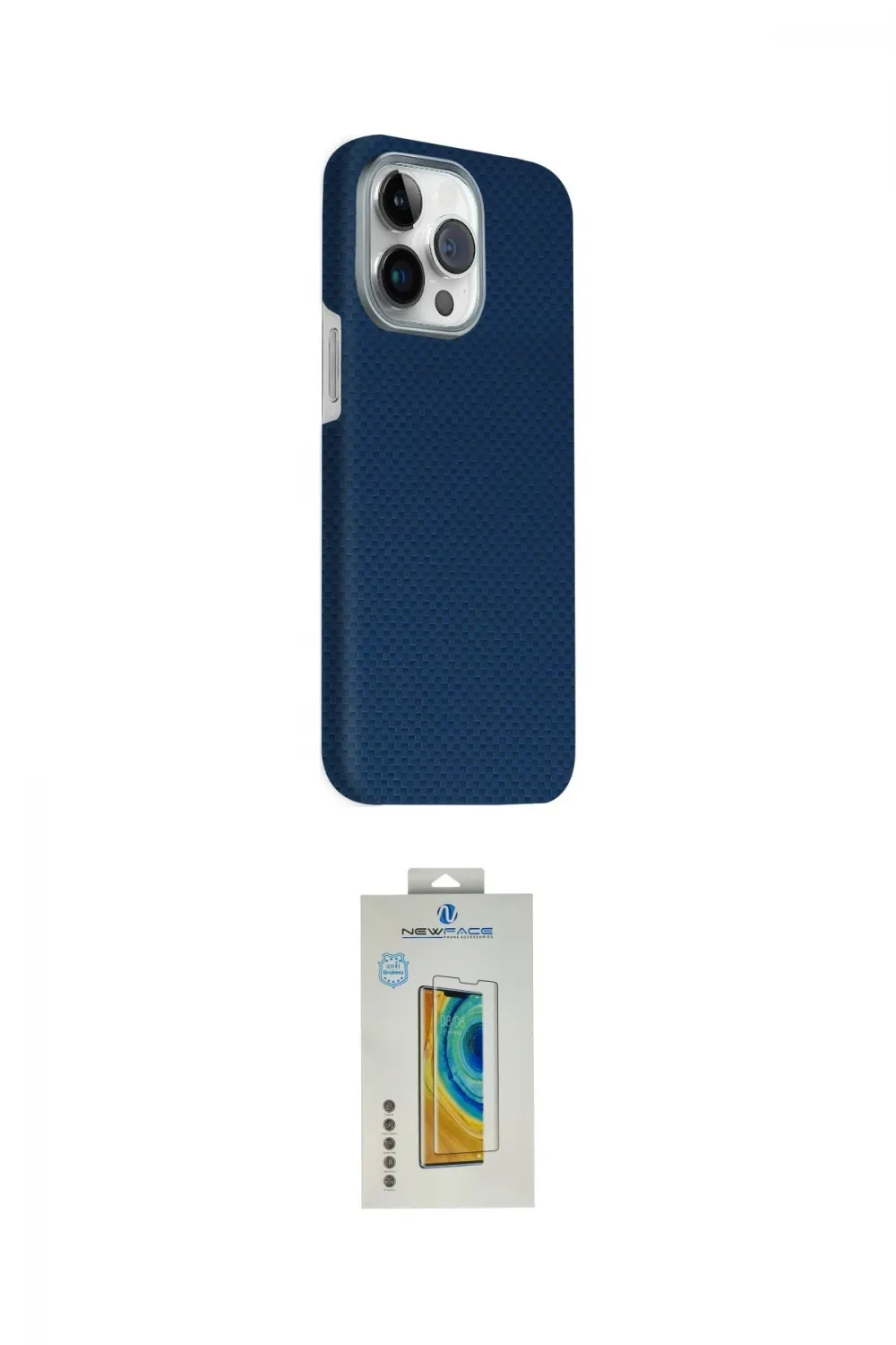 ieg™ iPhone 15 Pro Max Kılıf Kozmos Klasik Prime - Siyah Polymer Nano Ekran Koruyucu