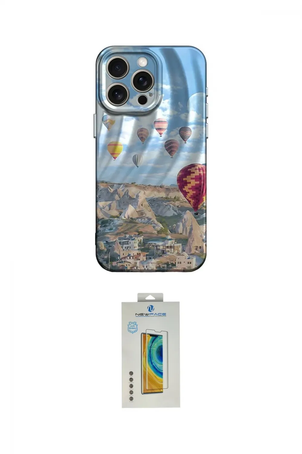 ieg™ iPhone 15 Pro Max Kılıf Nova Doku Prime - Siyah Polymer Nano Ekran Koruyucu