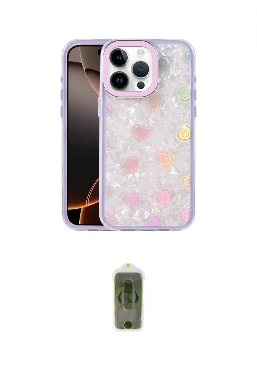 ieg™ iPhone 15 Pro Max Kılıf Odak Prime - Siyah Joko Magic 5D Hayalet Cam