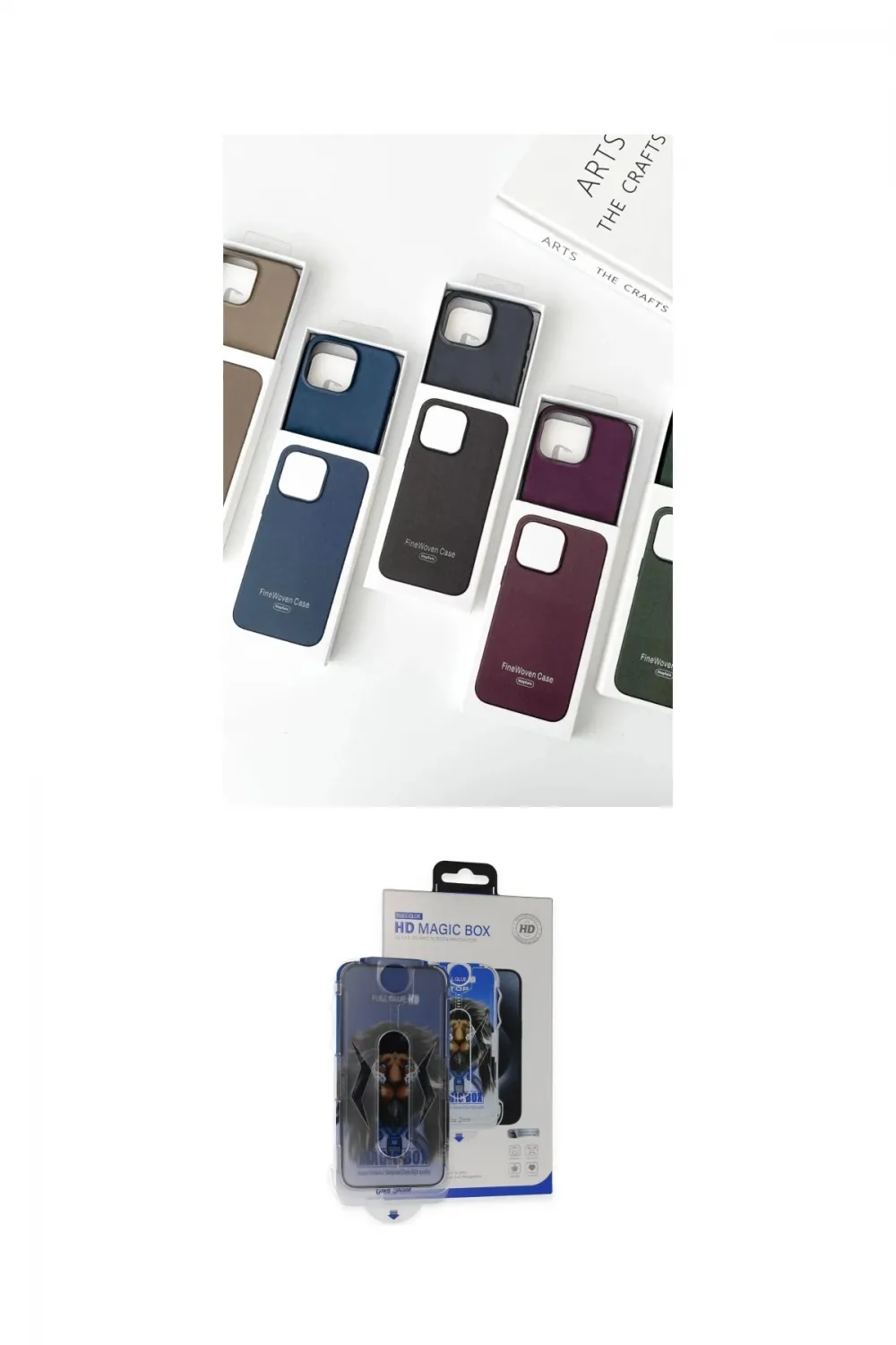ieg™ iPhone 15 Pro Max Kılıf Pusula Modern - Siyah Vanessa Magic Cam