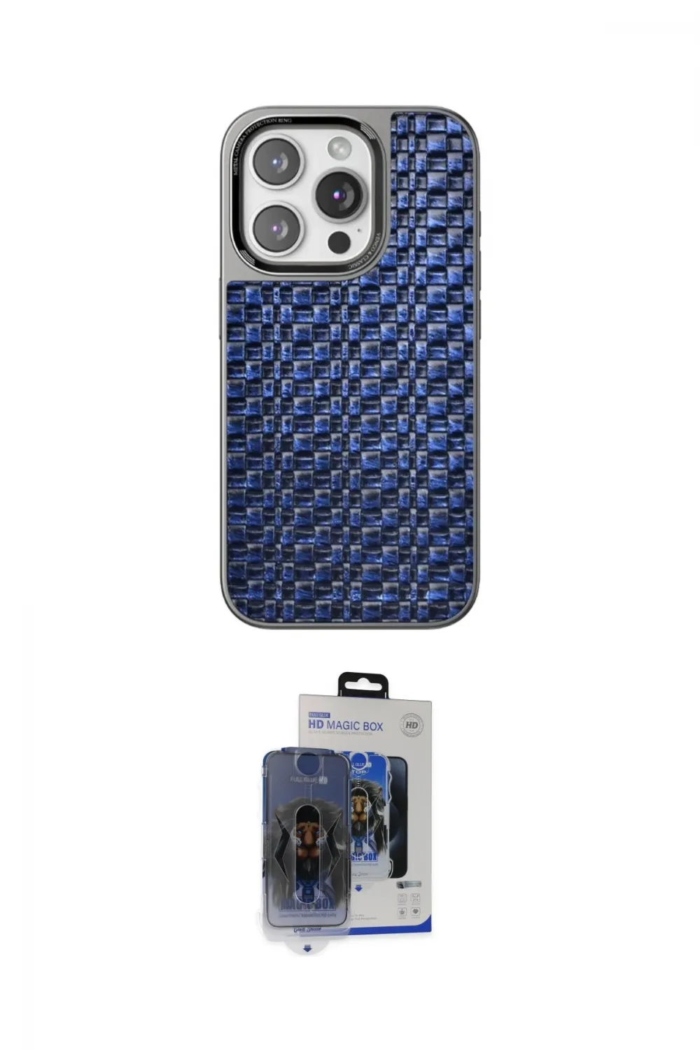 ieg™ iPhone 15 Pro Max Kılıf Siluet Form Serisi - Siyah Vanessa Magic Cam