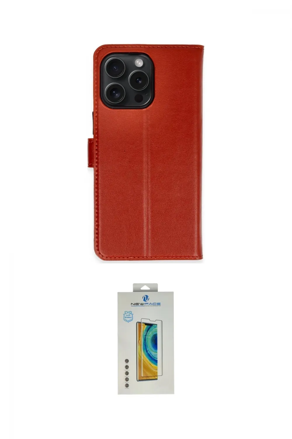 ieg™ iPhone 15 Pro Max Kılıf Siluet Işık Serisi - Siyah Polymer Nano Ekran Koruyucu