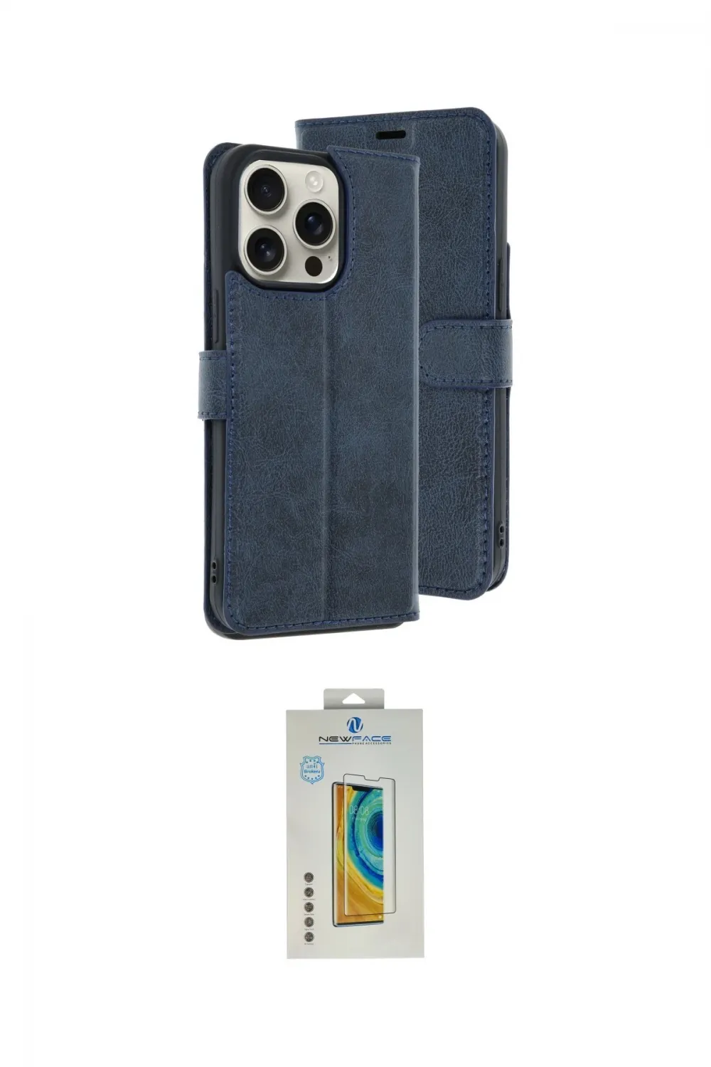 ieg™ iPhone 15 Pro Max Kılıf Siluet Işık Serisi - Siyah Polymer Nano Ekran Koruyucu