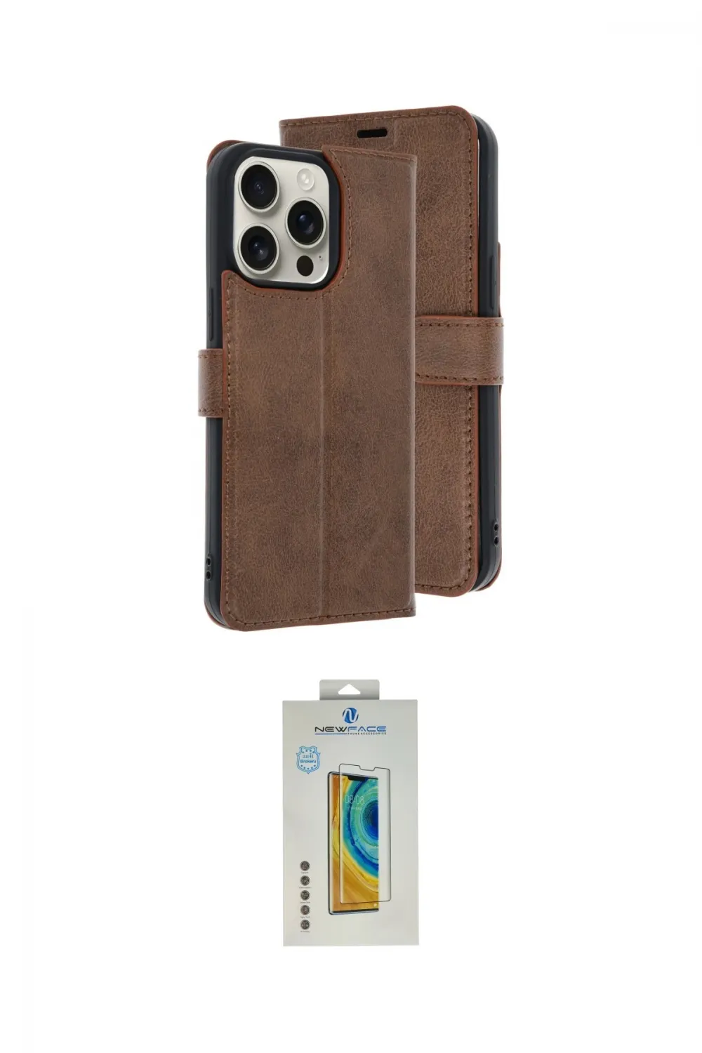 ieg™ iPhone 15 Pro Max Kılıf Siluet Işık Serisi - Siyah Polymer Nano Ekran Koruyucu