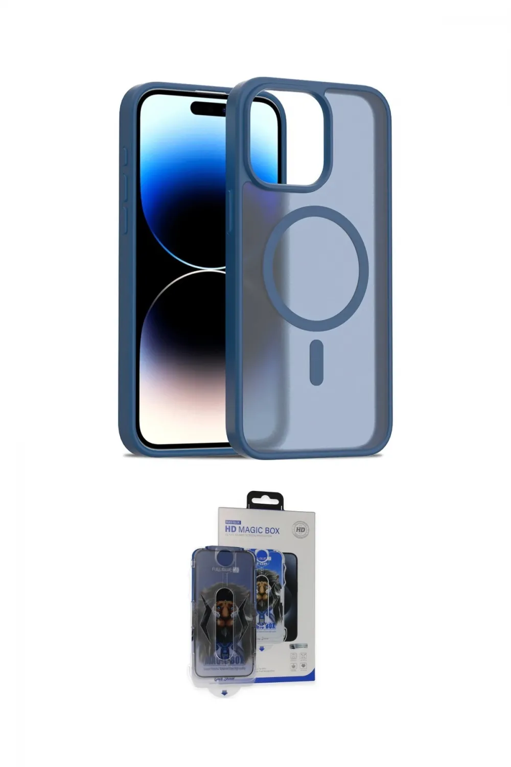ieg™ iPhone 15 Pro Max Kılıf Siluet Minimal Prime - Siyah Vanessa Magic Cam