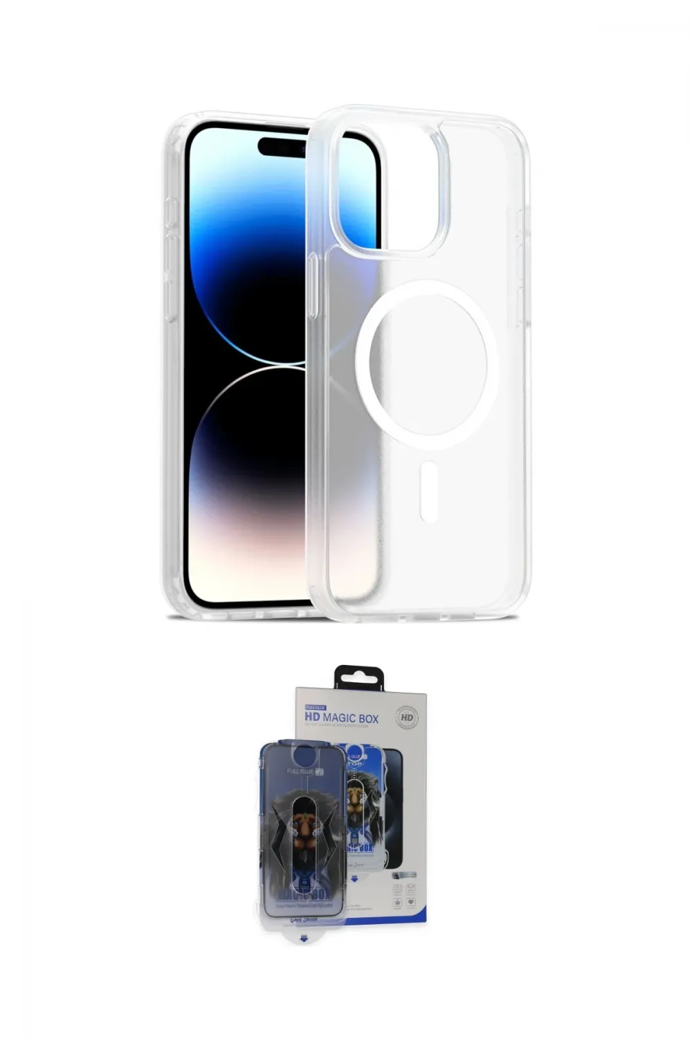 ieg™ iPhone 15 Pro Max Kılıf Siluet Minimal Prime - Siyah Vanessa Magic Cam