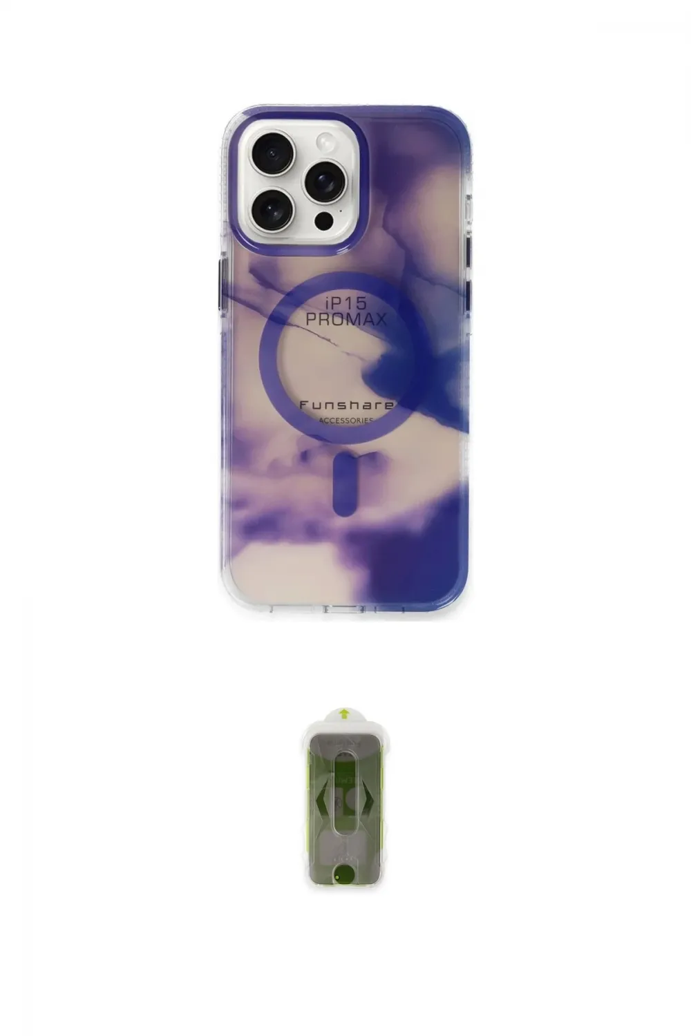 ieg™ iPhone 15 Pro Max Kılıf Ufuk Doku Prime - Siyah Joko Magic 5D Hayalet Cam