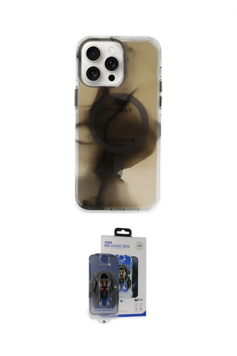 ieg™ iPhone 15 Pro Max Kılıf Ufuk Doku Prime - Siyah Vanessa Magic Cam
