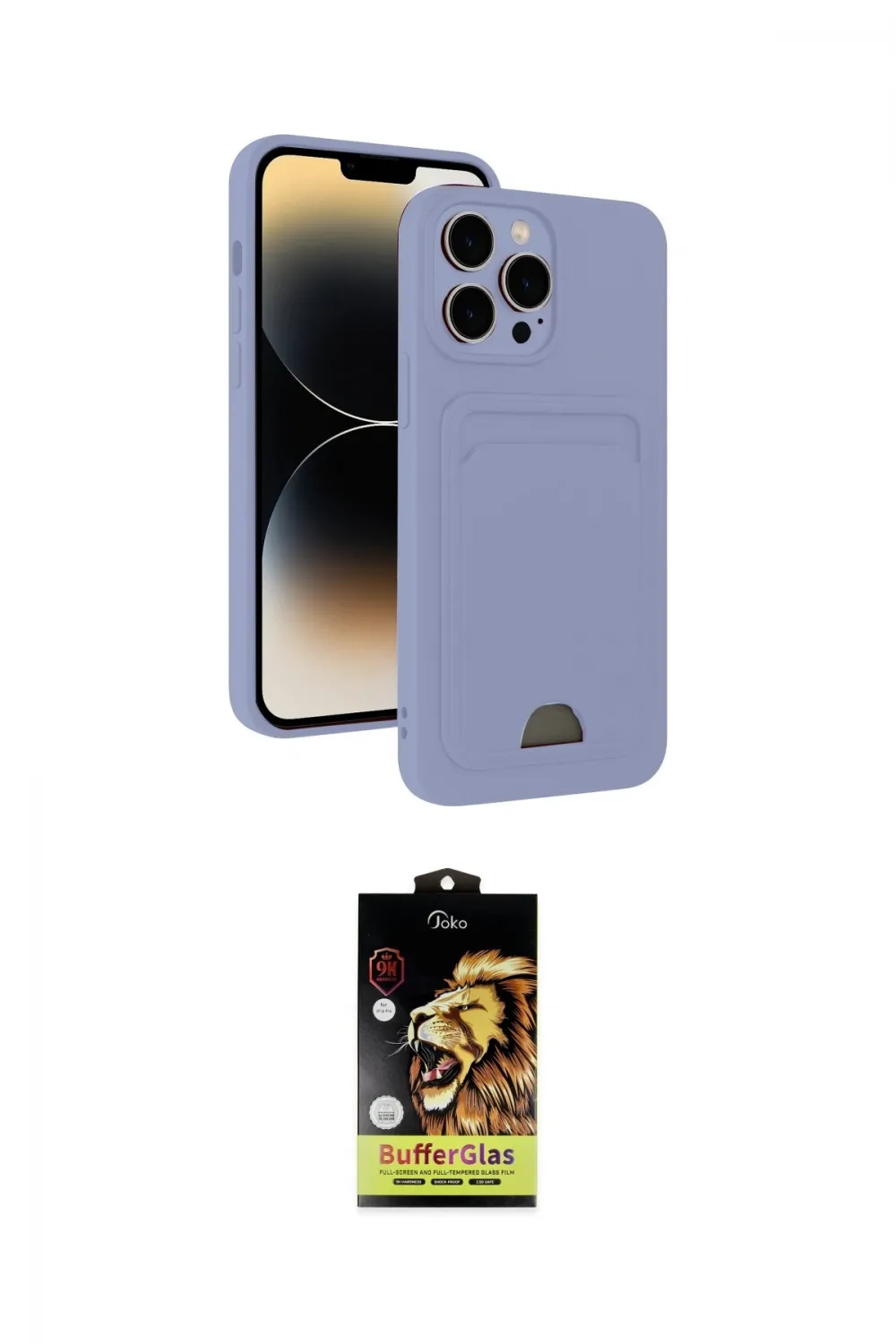 ieg™ iPhone 15 Pro Max Kılıf Vadi Çizgi Prime - Siyah Buffer Cam Ekran Koruyucu