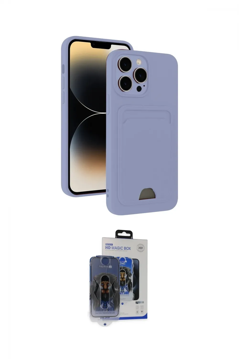 ieg™ iPhone 15 Pro Max Kılıf Vadi Çizgi Prime - Siyah Vanessa Magic Cam
