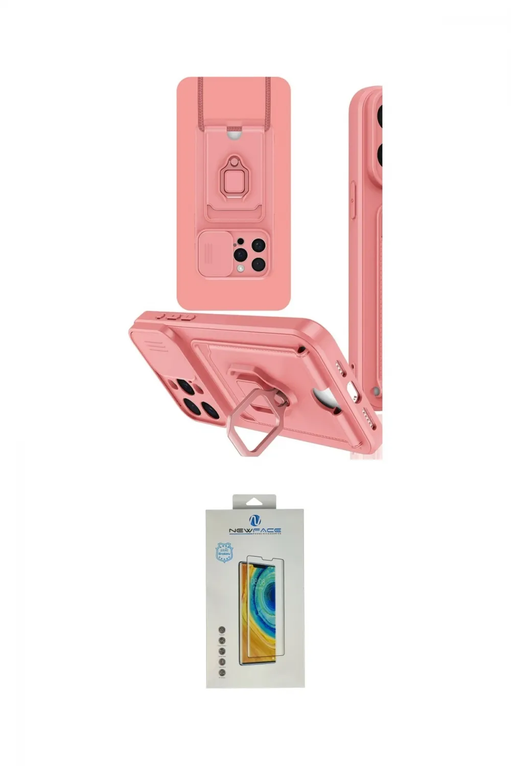 ieg™ iPhone 15 Pro Max Kılıf Vadi Form Prime - Siyah Polymer Nano Ekran Koruyucu