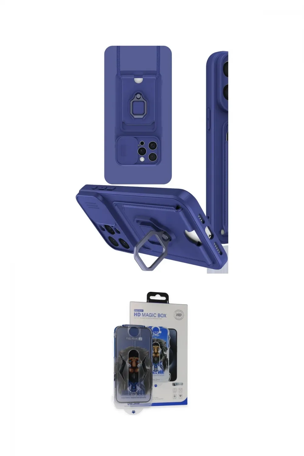 ieg™ iPhone 15 Pro Max Kılıf Vadi Form Prime - Siyah Vanessa Magic Cam
