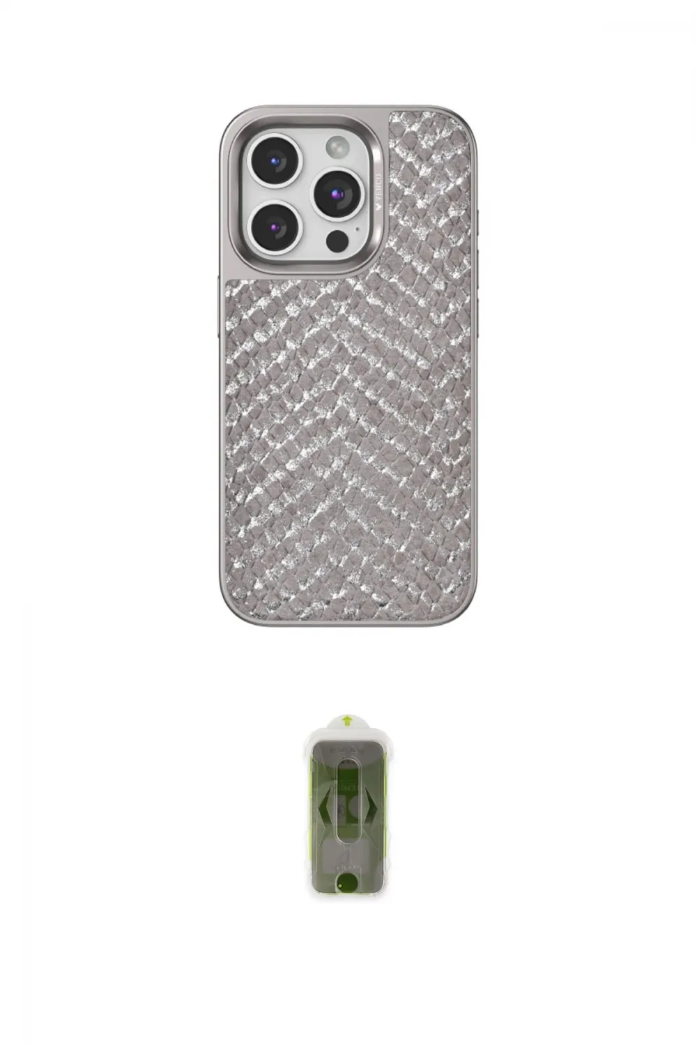 ieg™ iPhone 15 Pro Max Kılıf Vadi Özel Seri - Siyah Joko Magic 5D Hayalet Cam