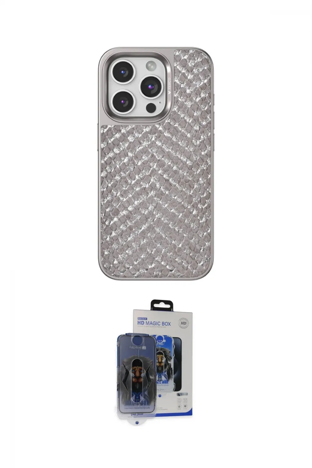 ieg™ iPhone 15 Pro Max Kılıf Vadi Özel Seri - Siyah Vanessa Magic Cam