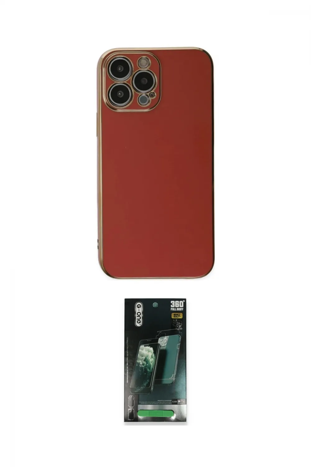 ieg™ iPhone 15 Pro Max Kılıf Yankı Serisi - Şeffaf 360 Full Body Arka Koruyucu