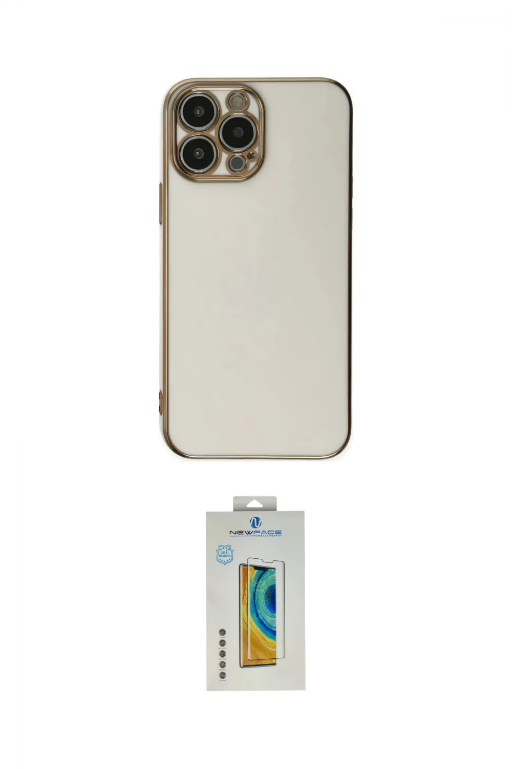 ieg™ iPhone 15 Pro Max Kılıf Yankı Serisi - Siyah Polymer Nano Ekran Koruyucu