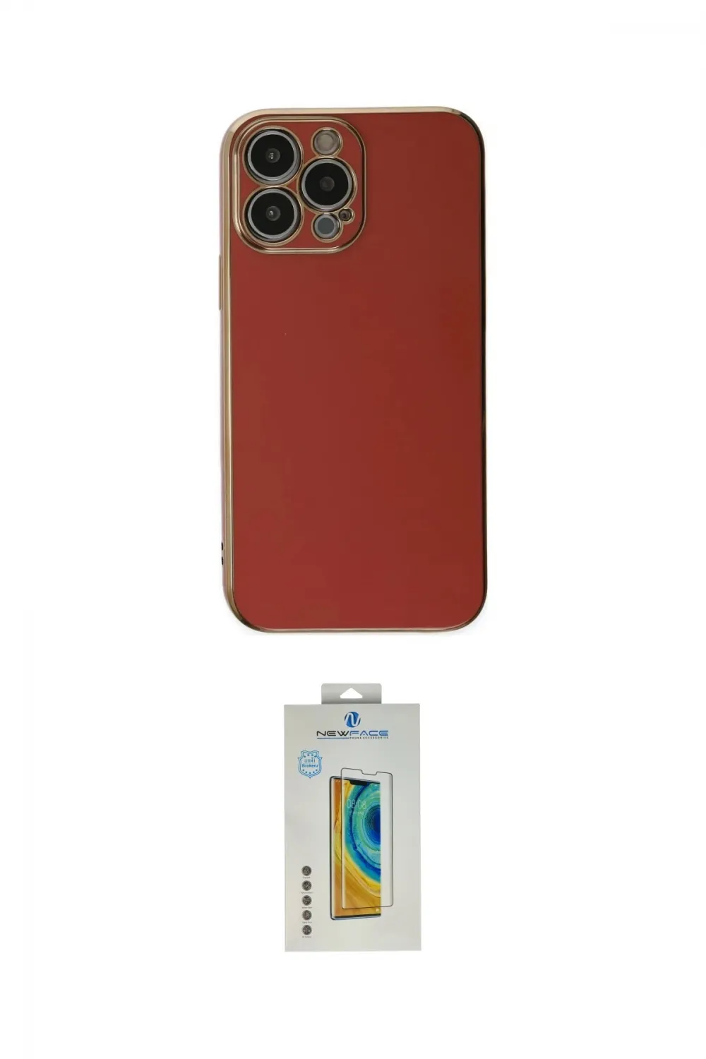 ieg™ iPhone 15 Pro Max Kılıf Yankı Serisi - Siyah Polymer Nano Ekran Koruyucu