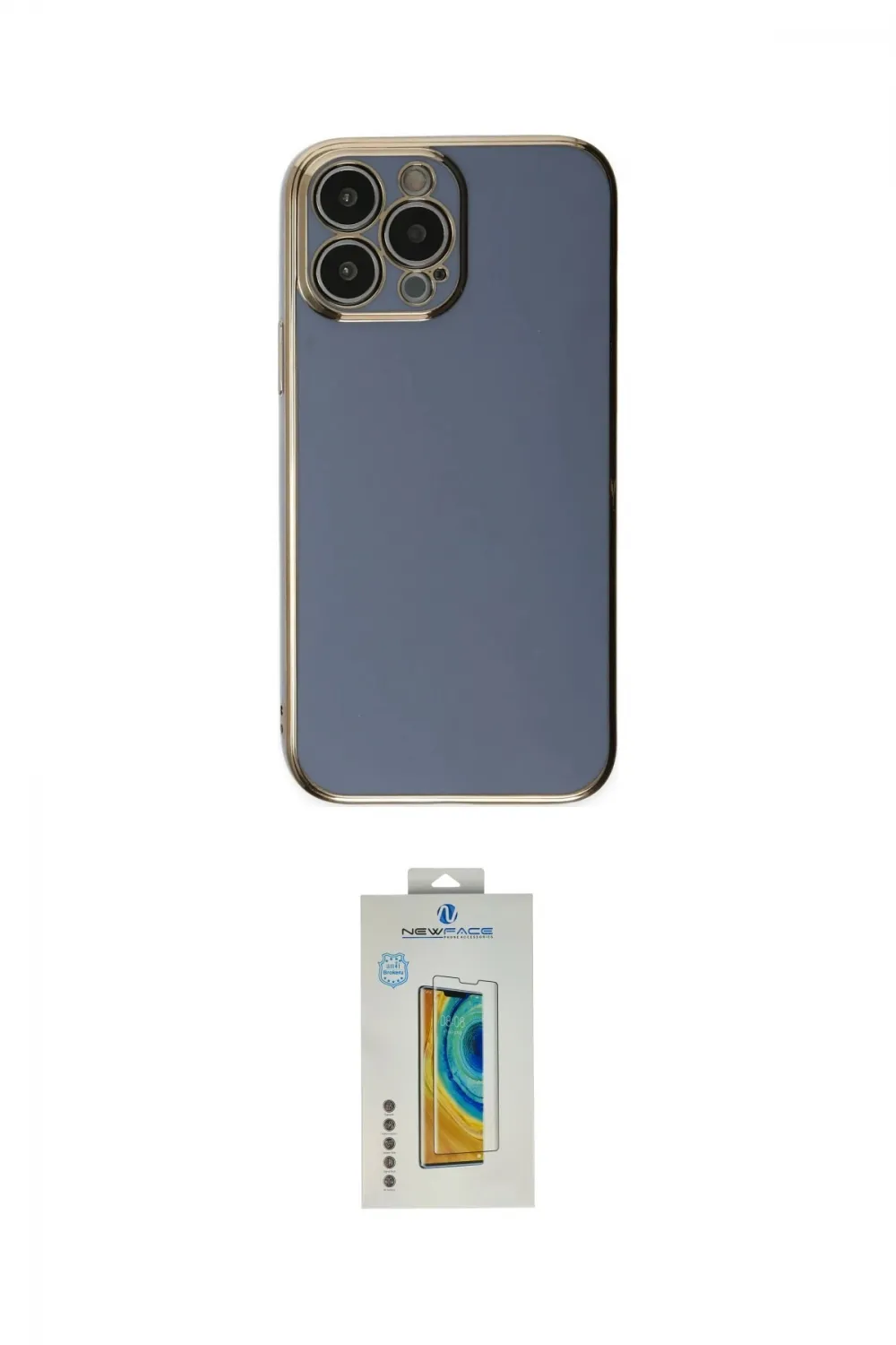 ieg™ iPhone 15 Pro Max Kılıf Yankı Serisi - Siyah Polymer Nano Ekran Koruyucu