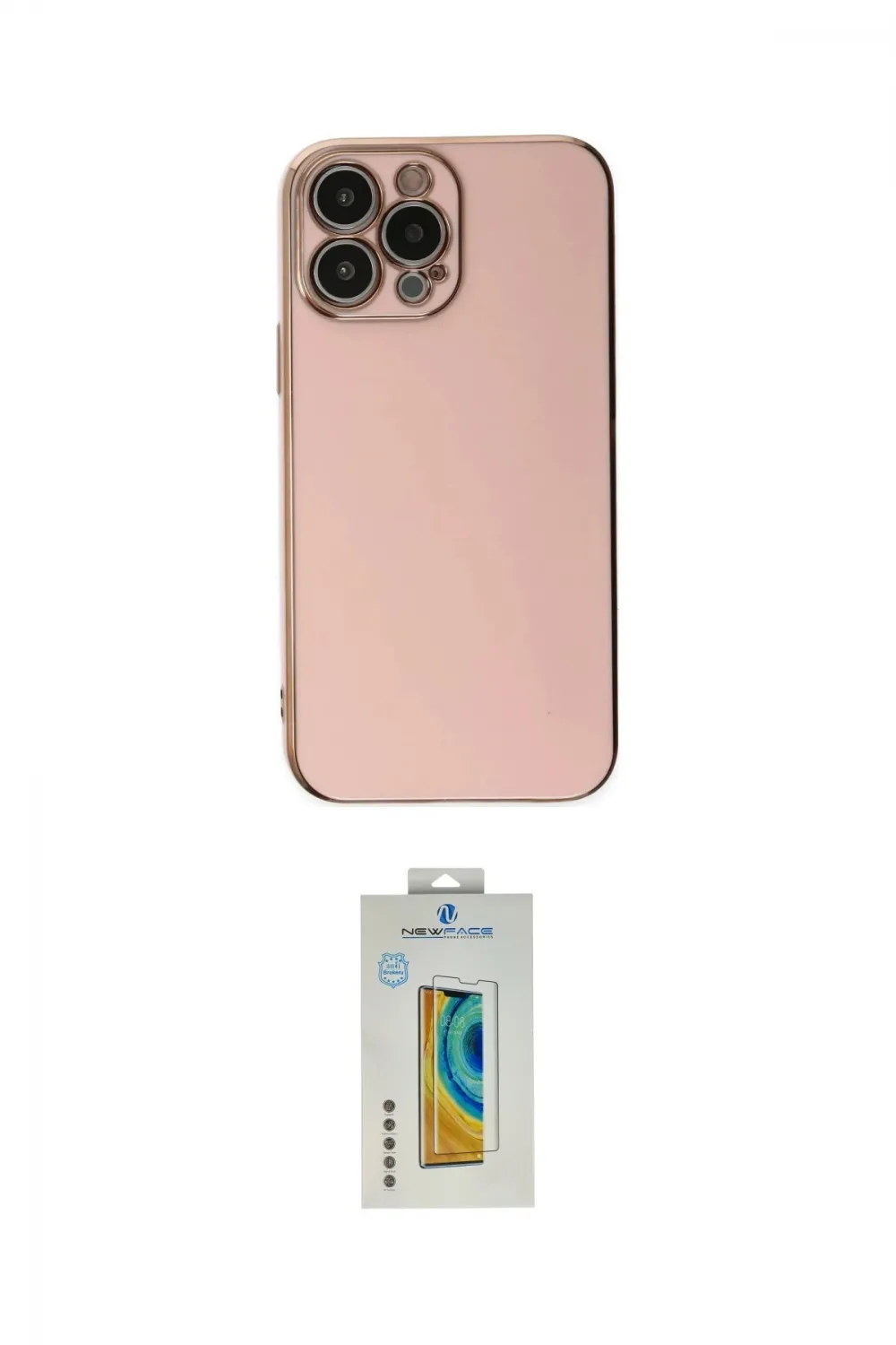 ieg™ iPhone 15 Pro Max Kılıf Yankı Serisi - Siyah Polymer Nano Ekran Koruyucu