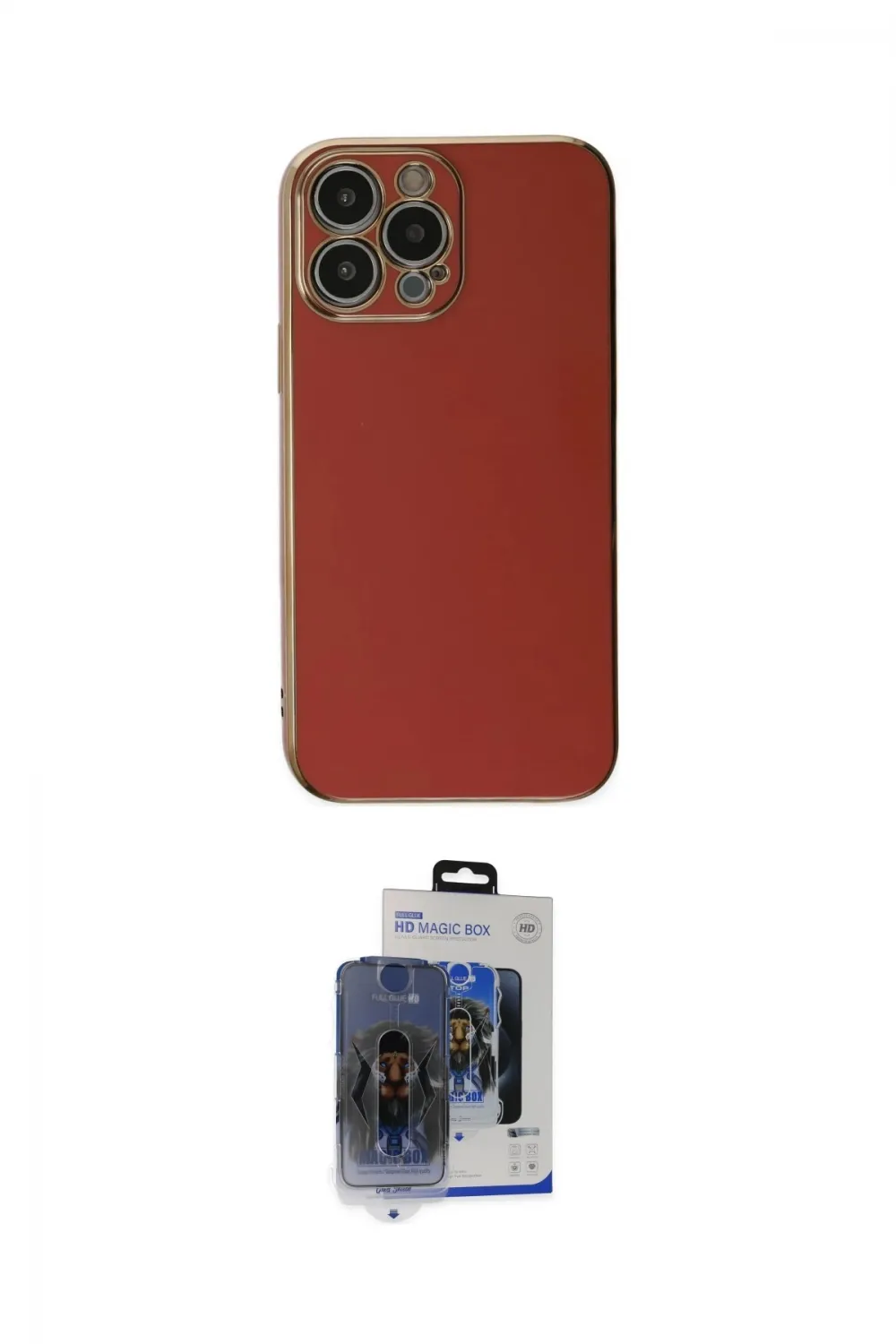 ieg™ iPhone 15 Pro Max Kılıf Yankı Serisi - Siyah Vanessa Magic Cam