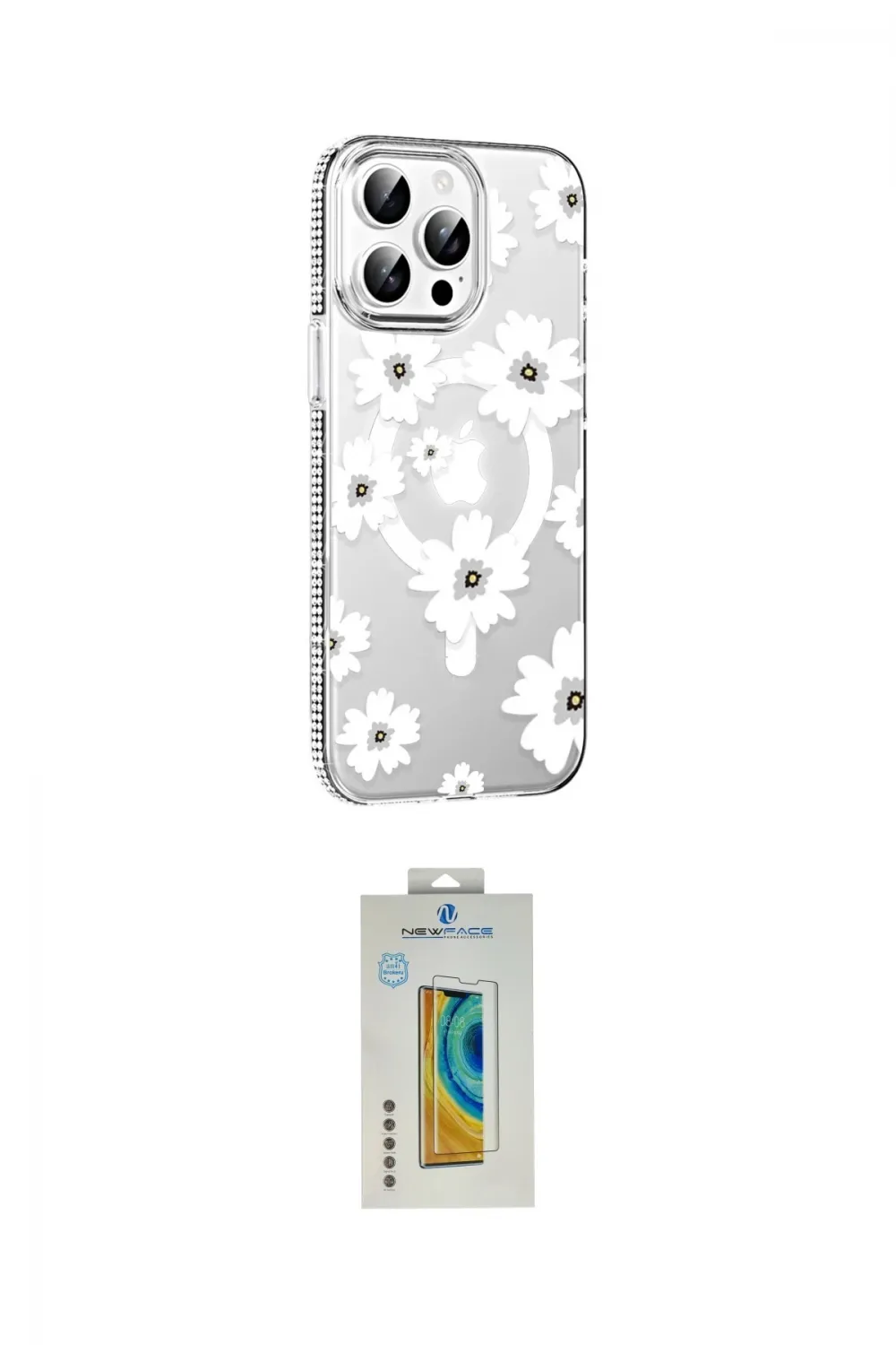 ieg™ iPhone 15 Pro Max Kılıf Yörünge Işık Prime - Siyah Polymer Nano Ekran Koruyucu