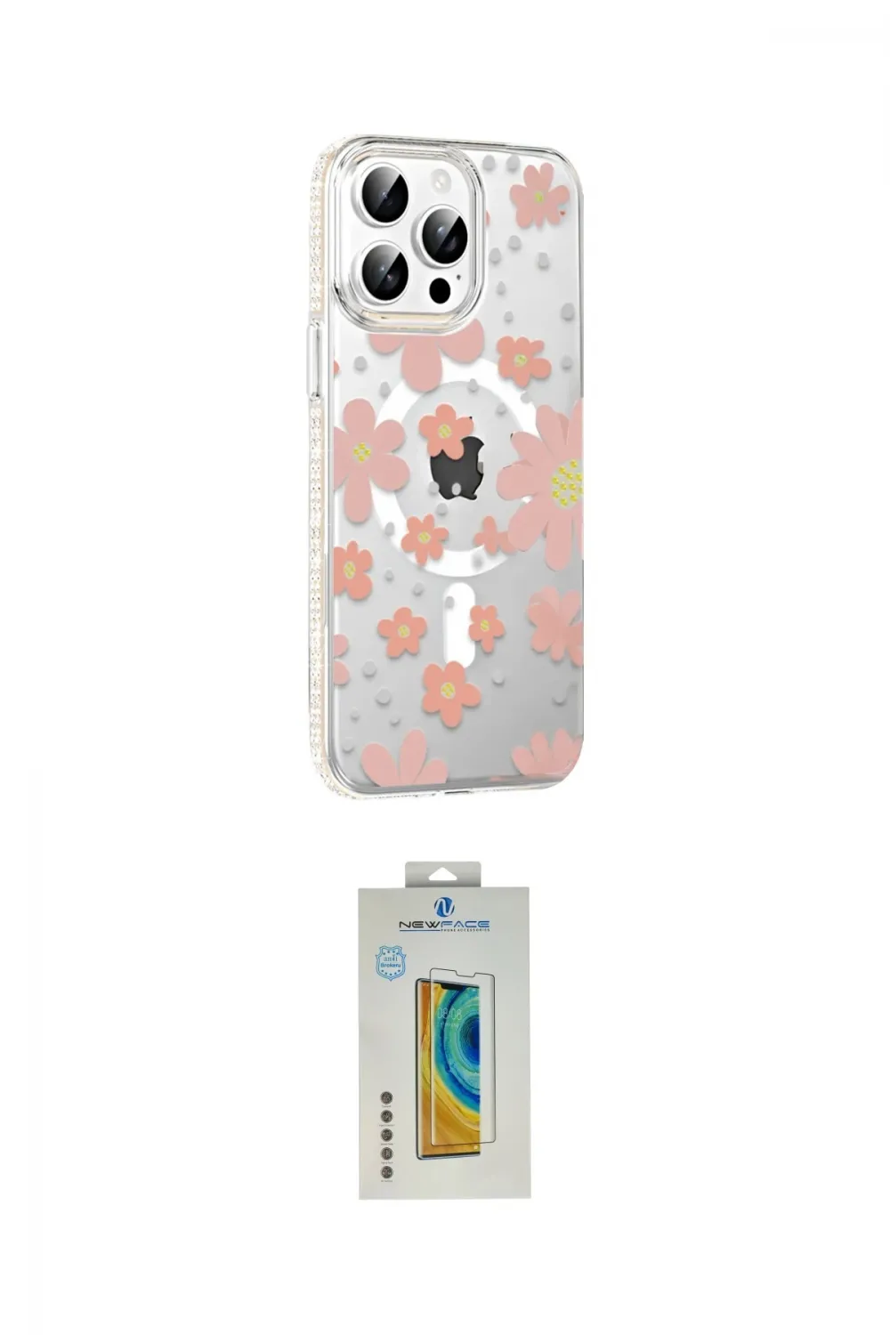 ieg™ iPhone 15 Pro Max Kılıf Yörünge Işık Prime - Siyah Polymer Nano Ekran Koruyucu