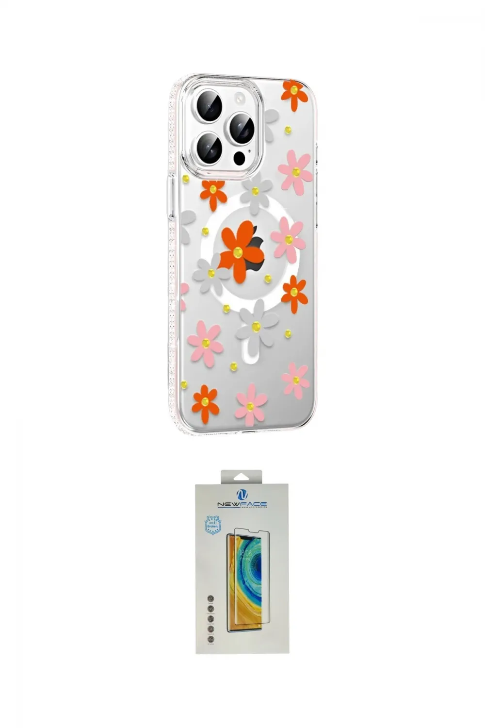 ieg™ iPhone 15 Pro Max Kılıf Yörünge Işık Prime - Siyah Polymer Nano Ekran Koruyucu
