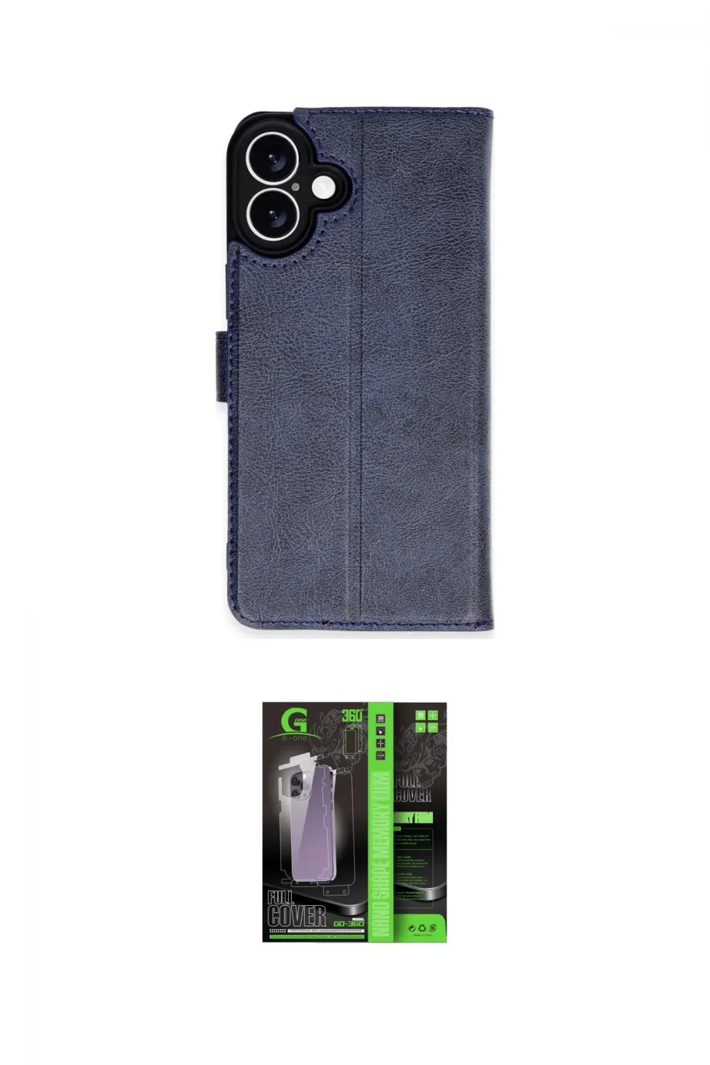 ieg™ iPhone 16 Kılıf Siluet Işık Serisi - Şeffaf 360 Full Body Arka Koruyucu