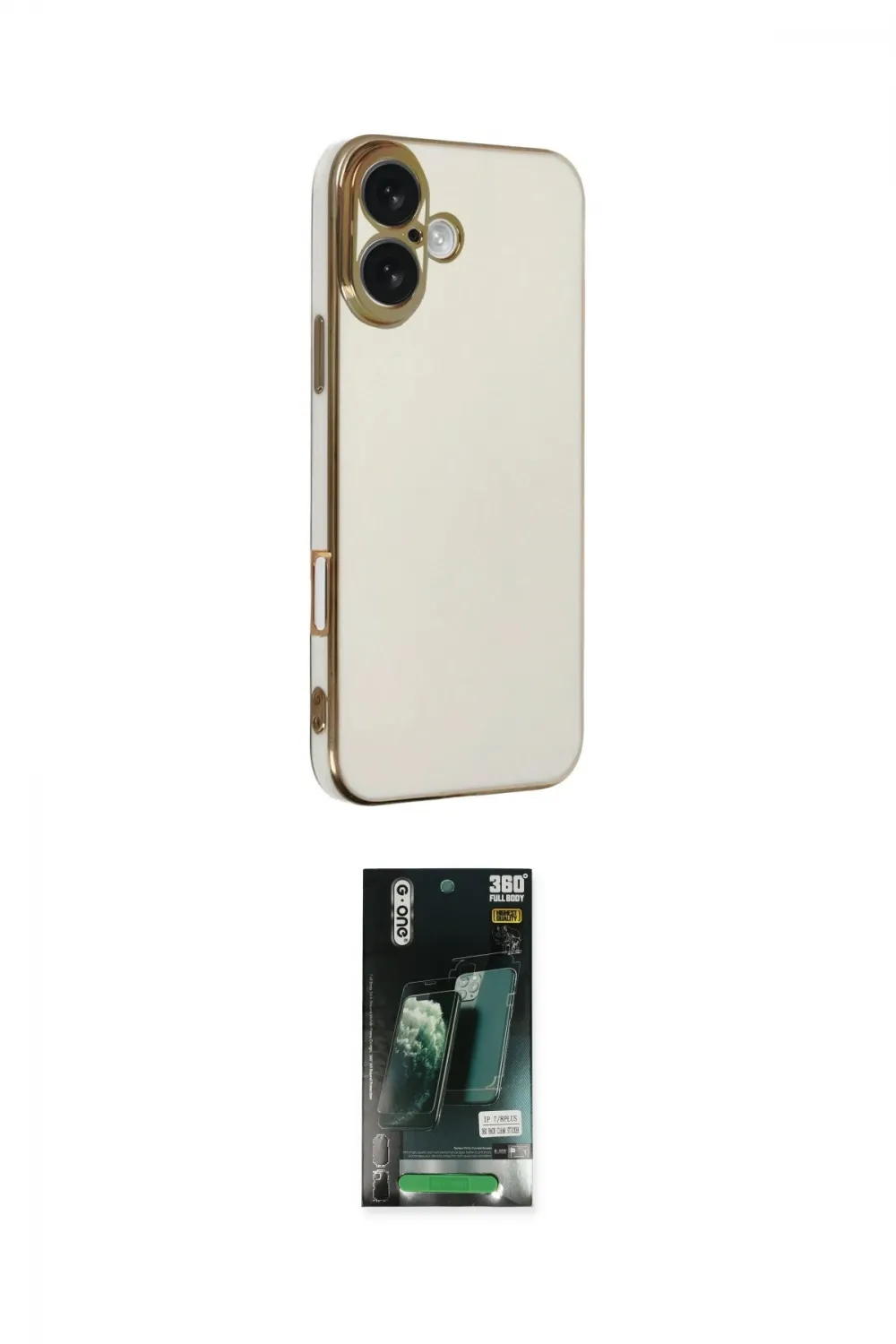 ieg™ iPhone 16 Kılıf Yankı Serisi - Siyah 360 Mat Full Body Arka Koruyucu