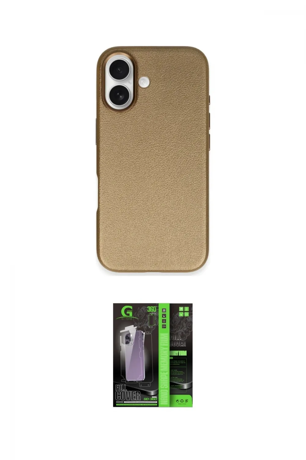 ieg™ iPhone 16 Kılıf Zirve Modern Prime - Şeffaf 360 Full Body Arka Koruyucu