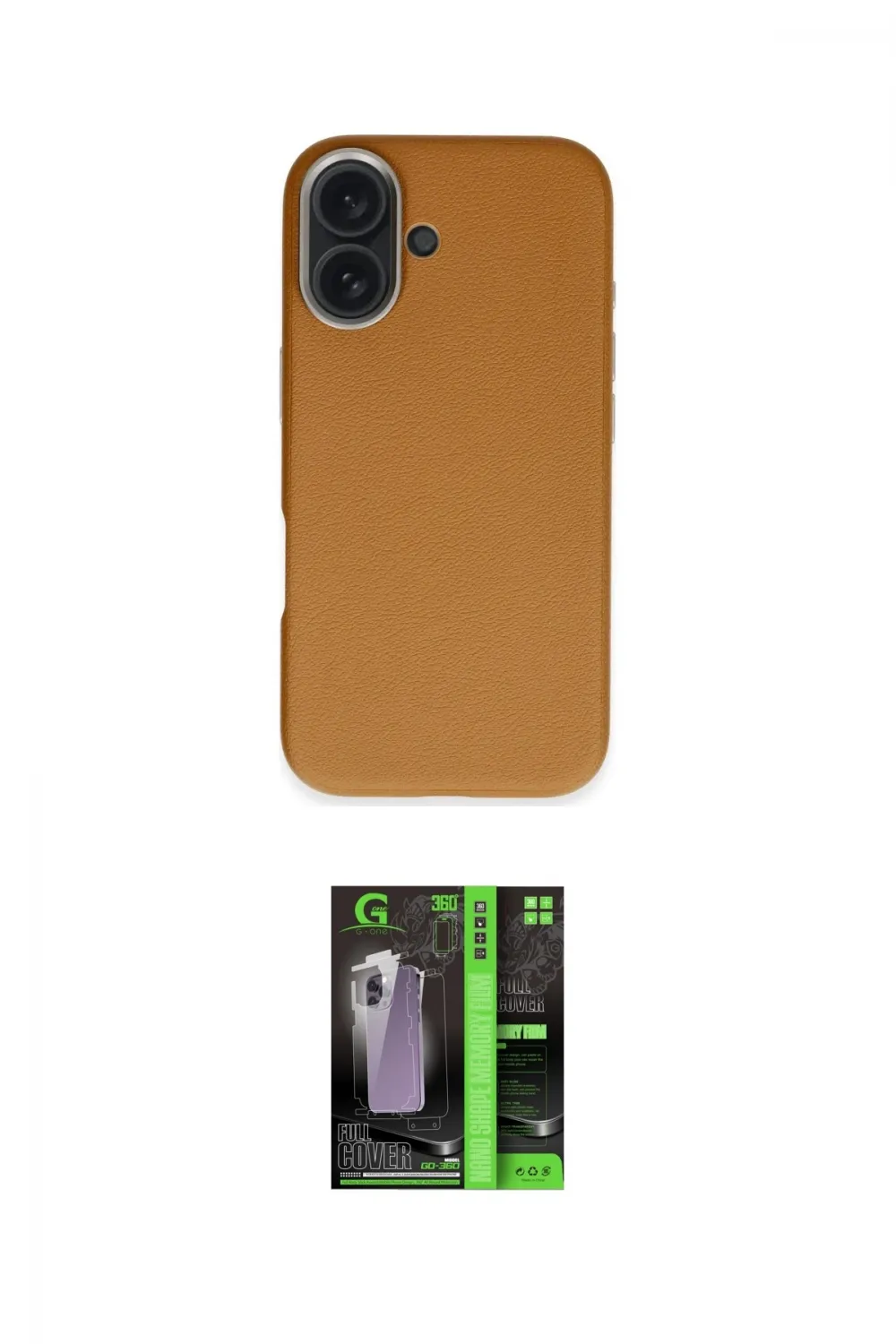 ieg™ iPhone 16 Kılıf Zirve Modern Prime - Şeffaf 360 Full Body Arka Koruyucu