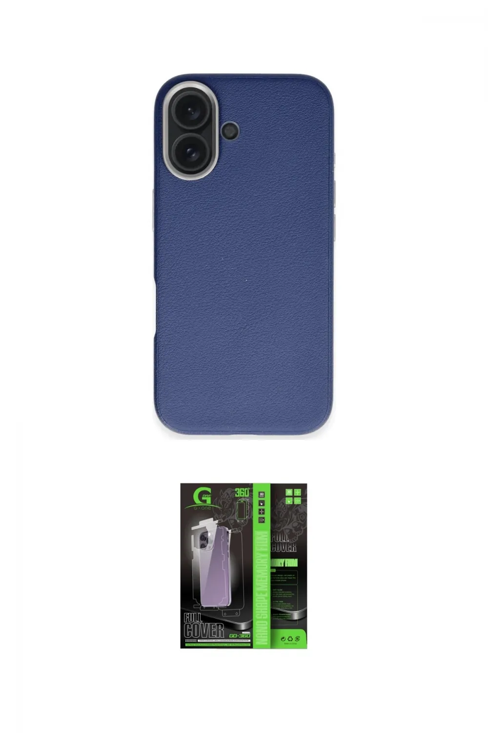 ieg™ iPhone 16 Kılıf Zirve Modern Prime - Şeffaf 360 Full Body Arka Koruyucu