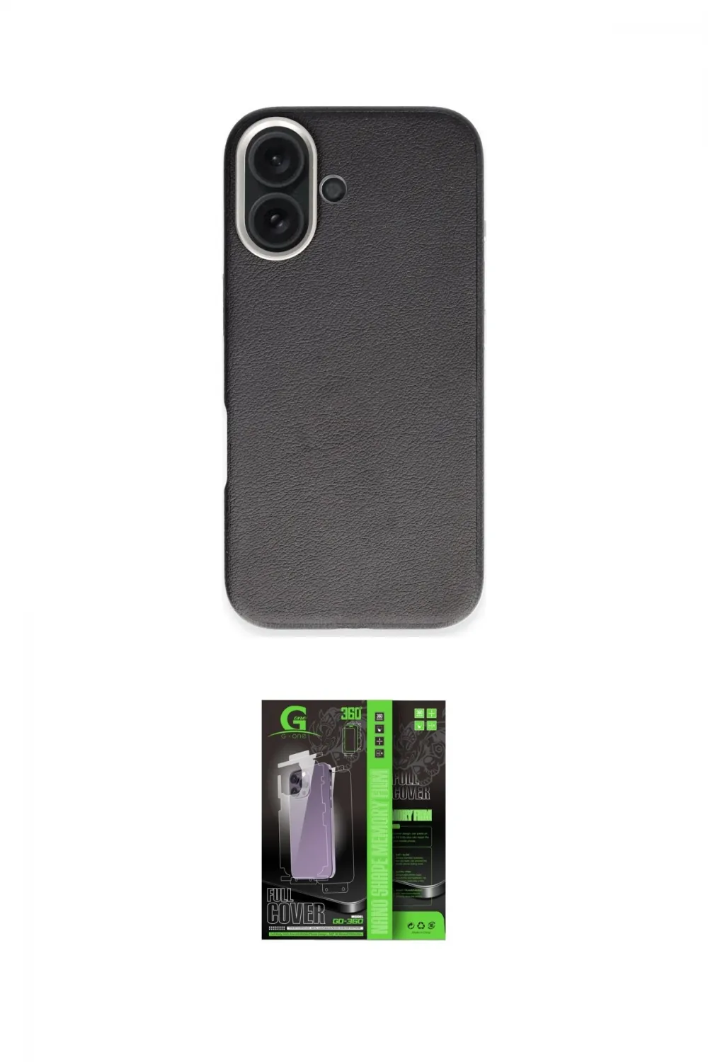 ieg™ iPhone 16 Kılıf Zirve Modern Prime - Şeffaf 360 Full Body Arka Koruyucu