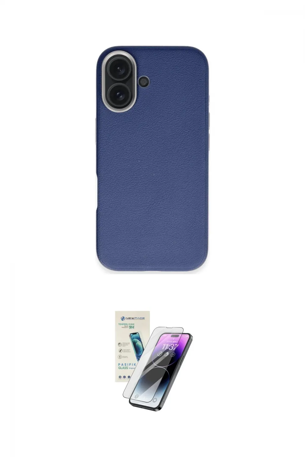 ieg™ iPhone 16 Kılıf Zirve Modern Prime - Şeffaf Pasifik Cam Ekran Koruyucu